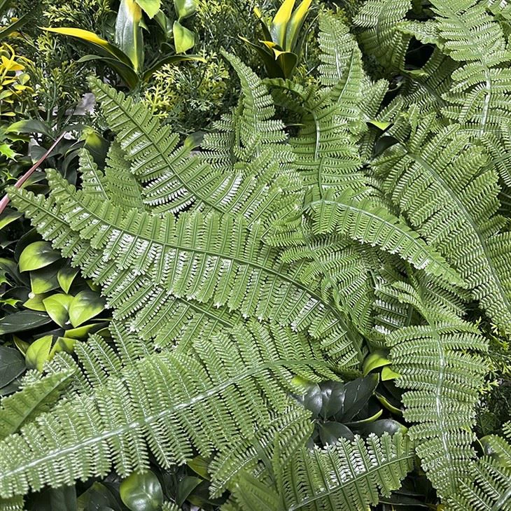 3D Green Artificial Plants Wall Panel Plastic Wall Backdrop